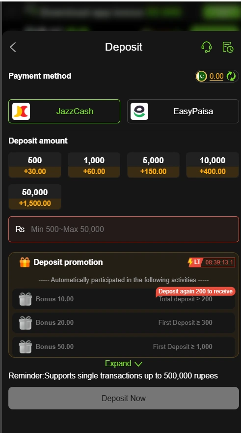 PAK88 Game Withdrawls And Deposits